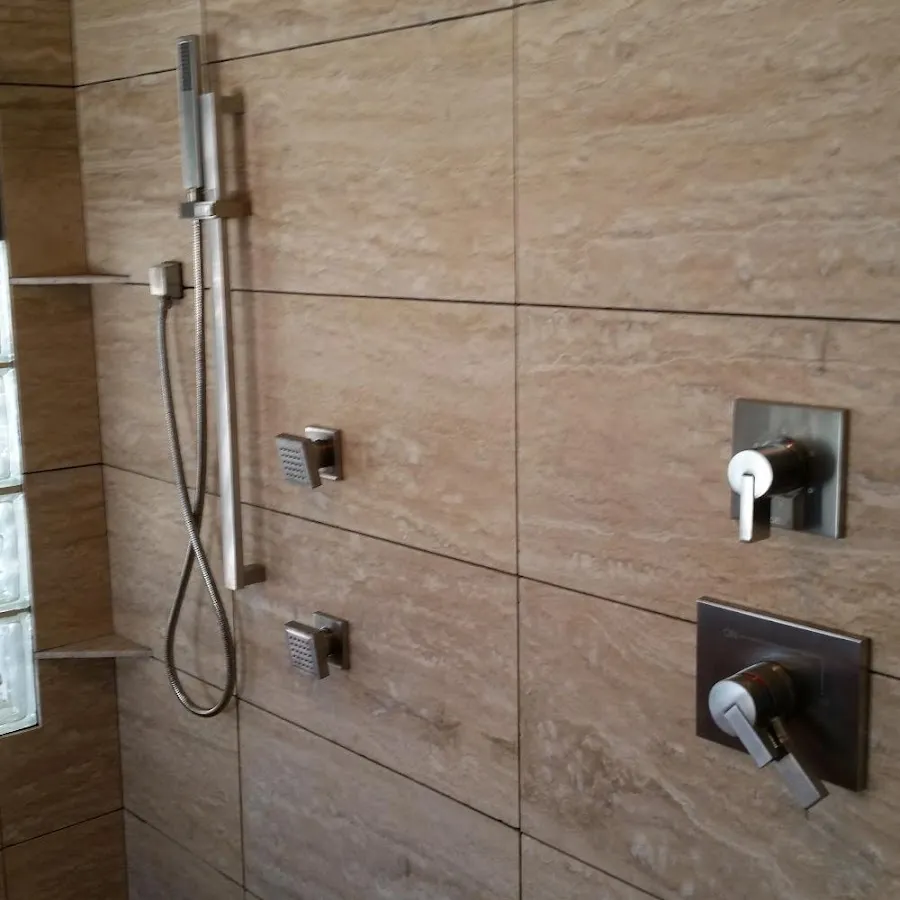 Shower fixture installation for Water Heater Replacement in East San Gabriel